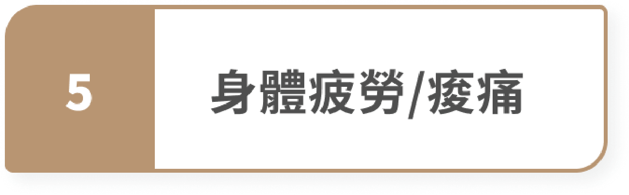 身體疲勞/痠痛